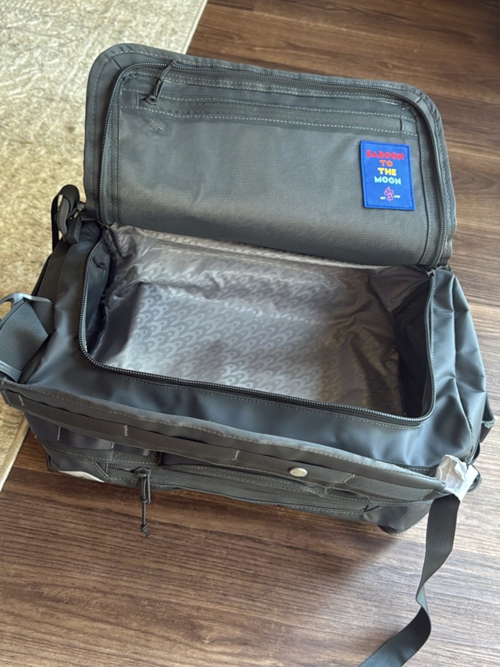 Baboon to the Moon Go-Bag Mini 32L Grey Duffle Backpack Travel Bag